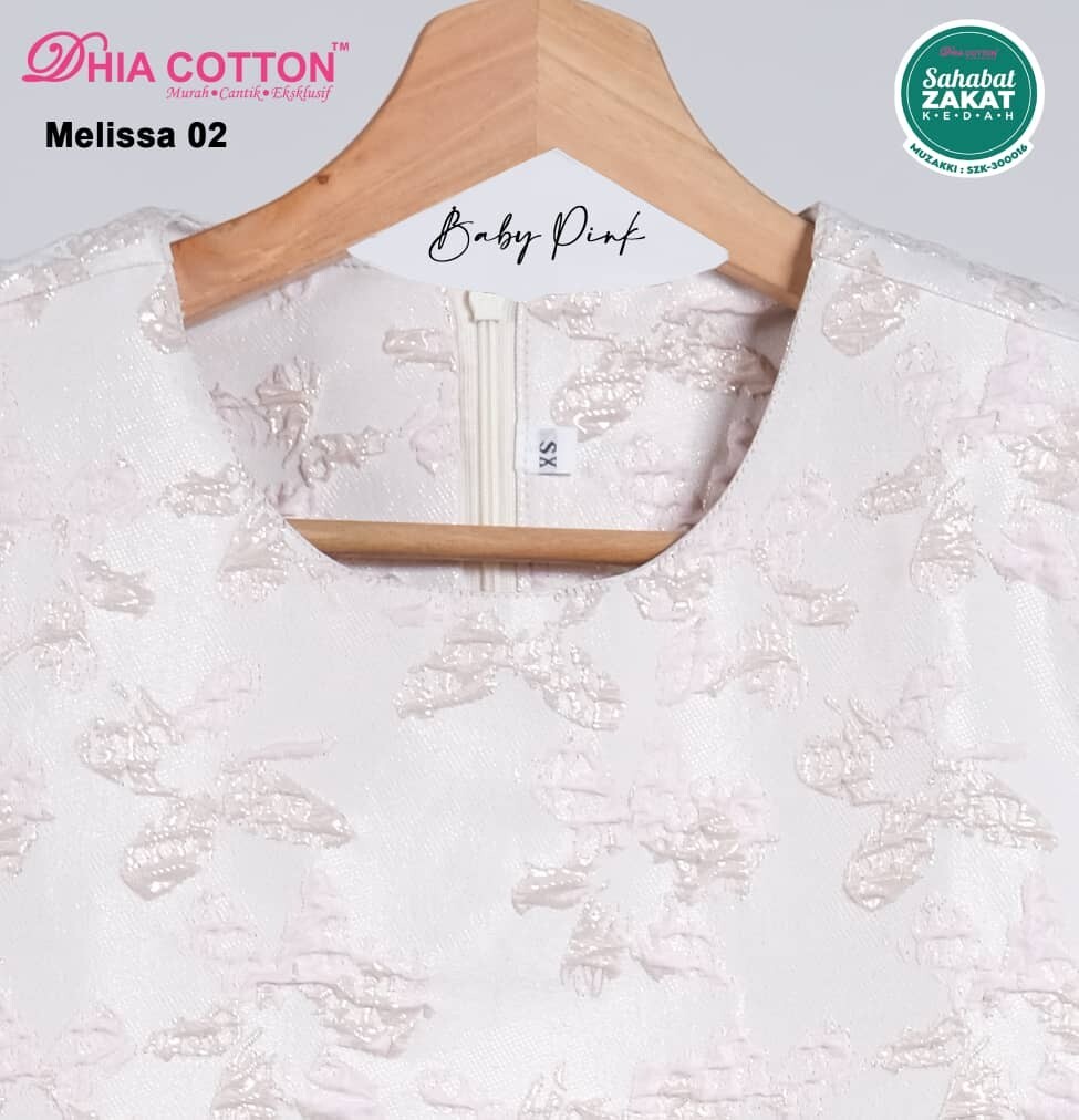 Baju Kurung Cutting Riau Soft Brocade XS-4XL corak timbul inclu. shipping fee