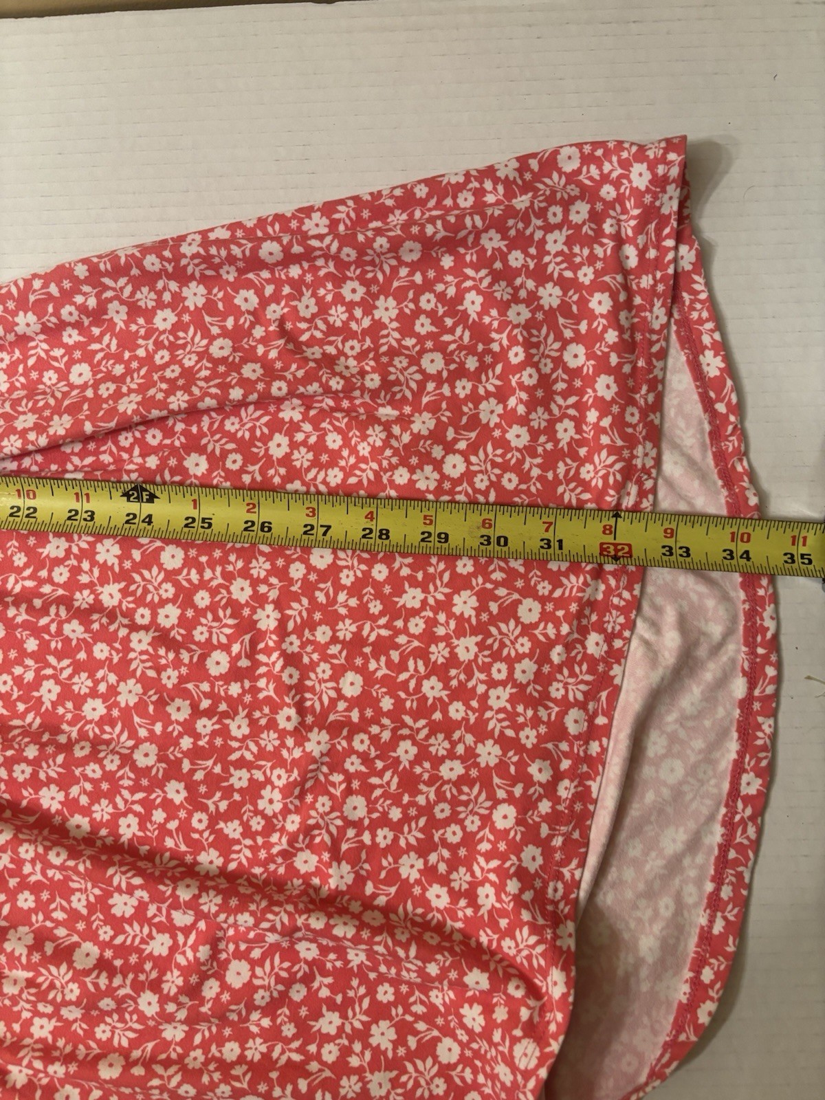 NOBO Boho Floral Regular Fit Off Shoulder Pink Dress Size 2XL Hi-Low