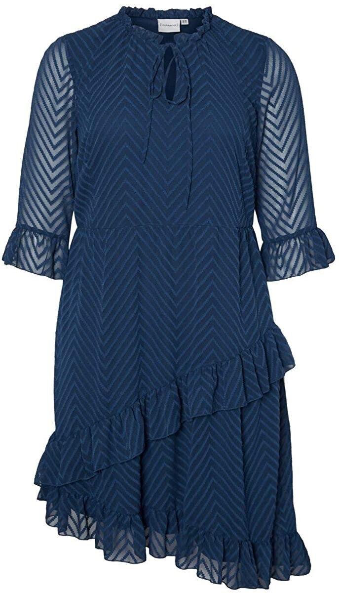 Junarose 265562 Women’s Plus-Size Moniwa Quarter Sleeve Below Knee Dress Size 18