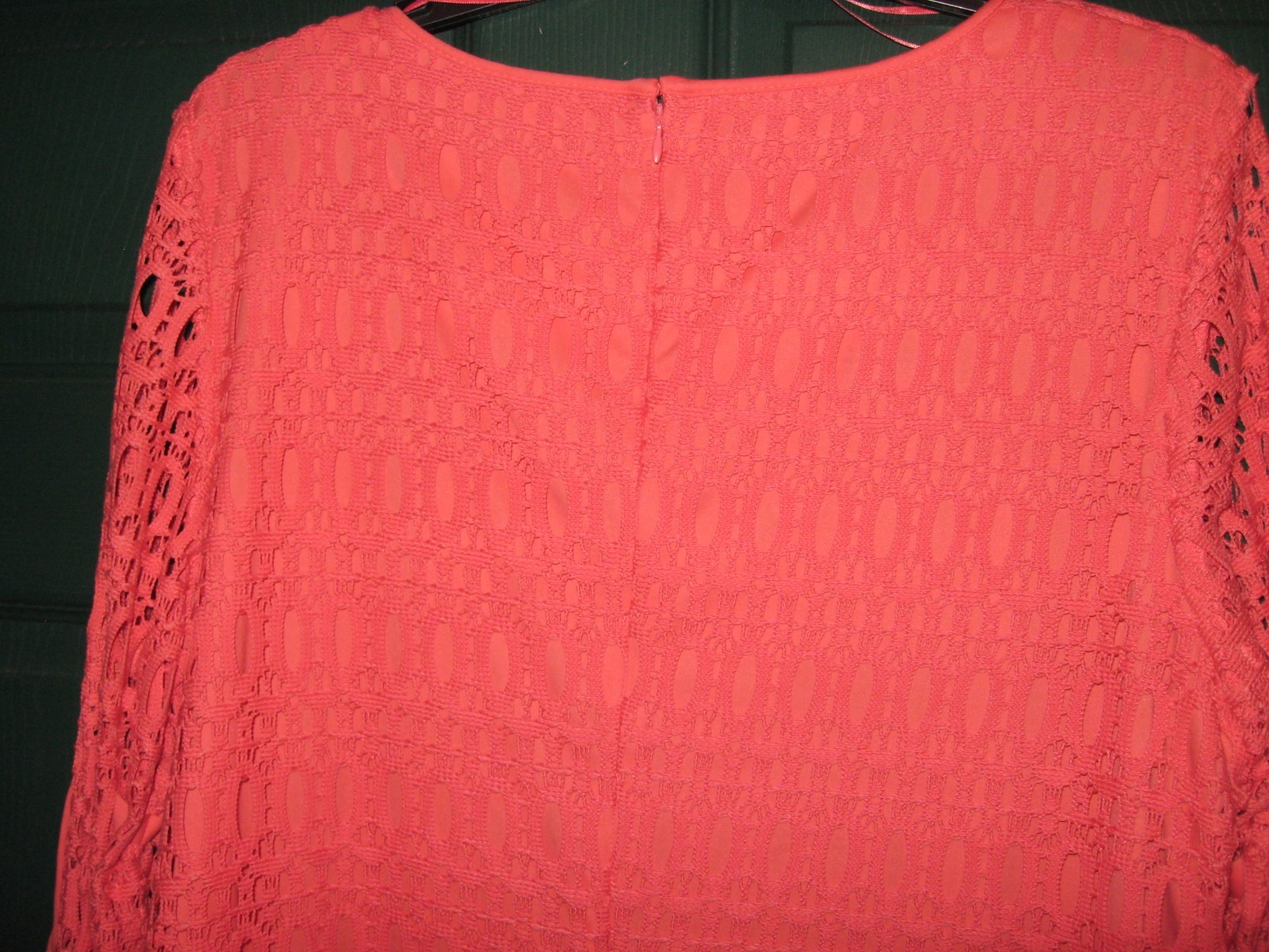 WOMENS DRESS SIZE 22W 1X 2X XL ORANGE EYELET SPRING/SUMMER WEDDING RET.$78.00