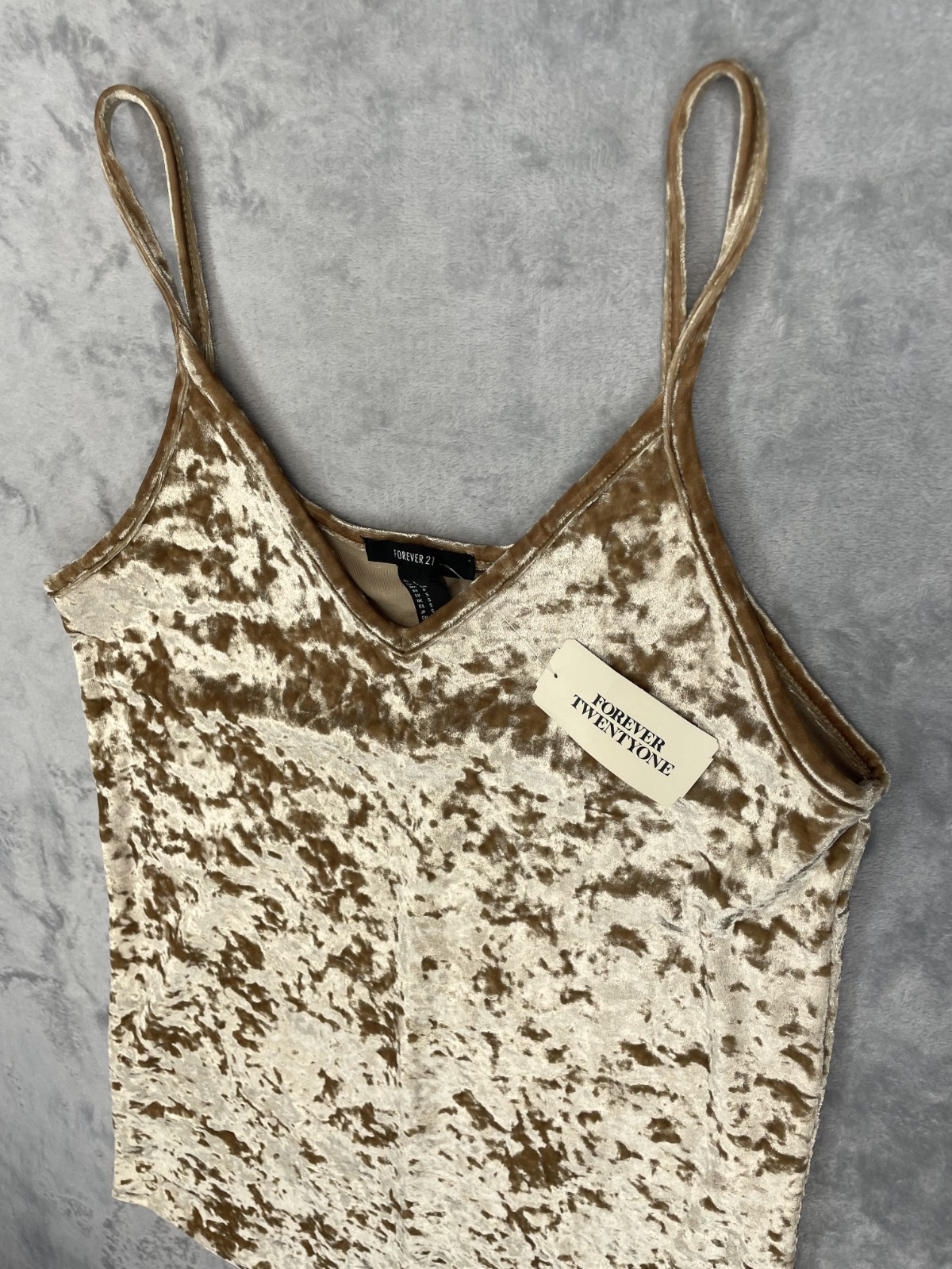 NWT Crushed Velvet Small Yellow Gold Dress | Shimmer Metallic Cocktail Party