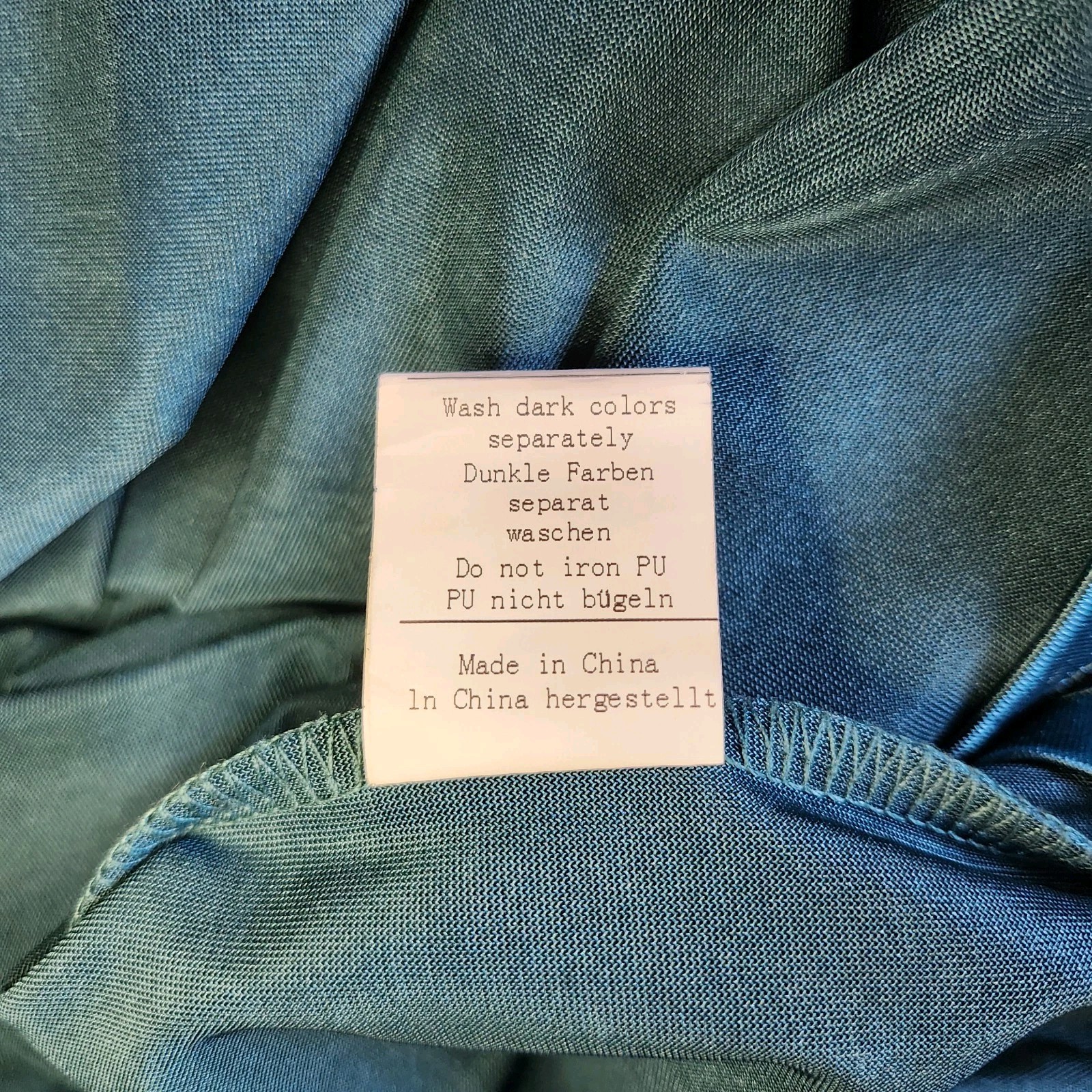 Belle Poque Vintage Teal Satin Twisted Cocktail Dress With Black Belt Size S