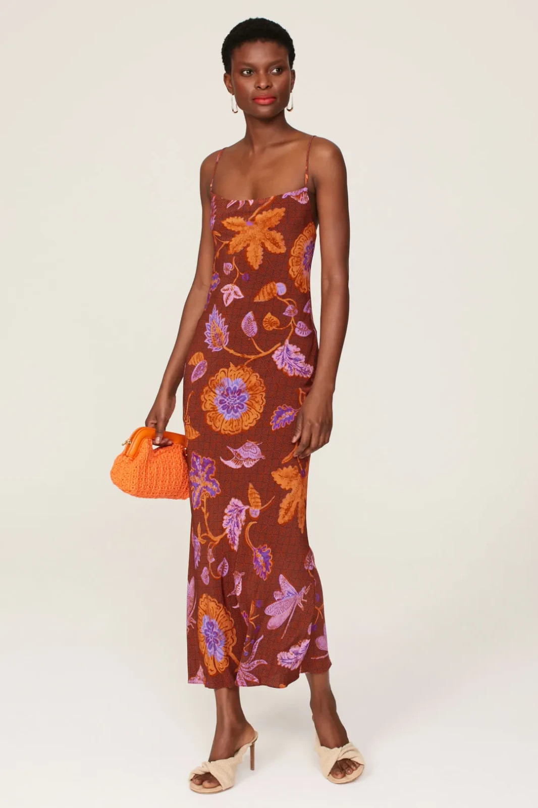 Rhode Jemima midi dress in clove Size 2