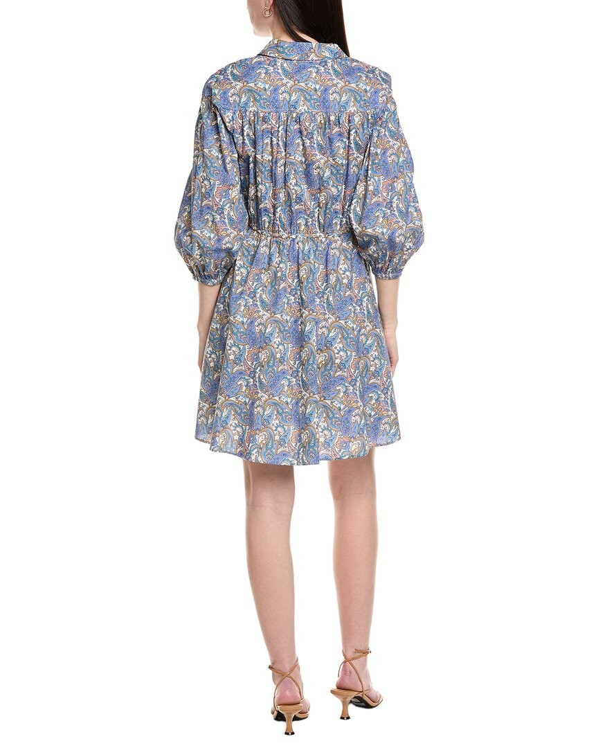 Derek Lam 10 Crosby Arbi Bracelet-Sleeve Shirtdress Women’s