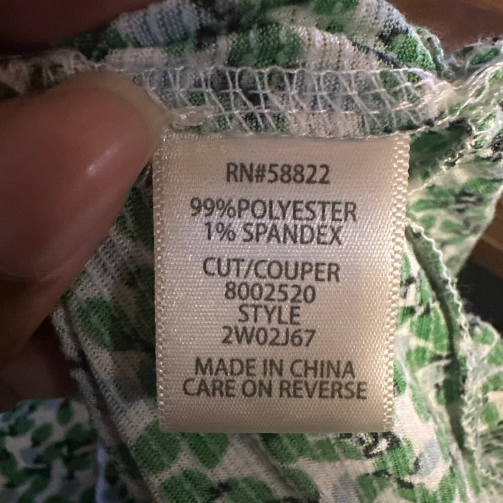 Max Studio Textured Jersey Tiered Midi Dress Cream Green Buds Women’s 3X