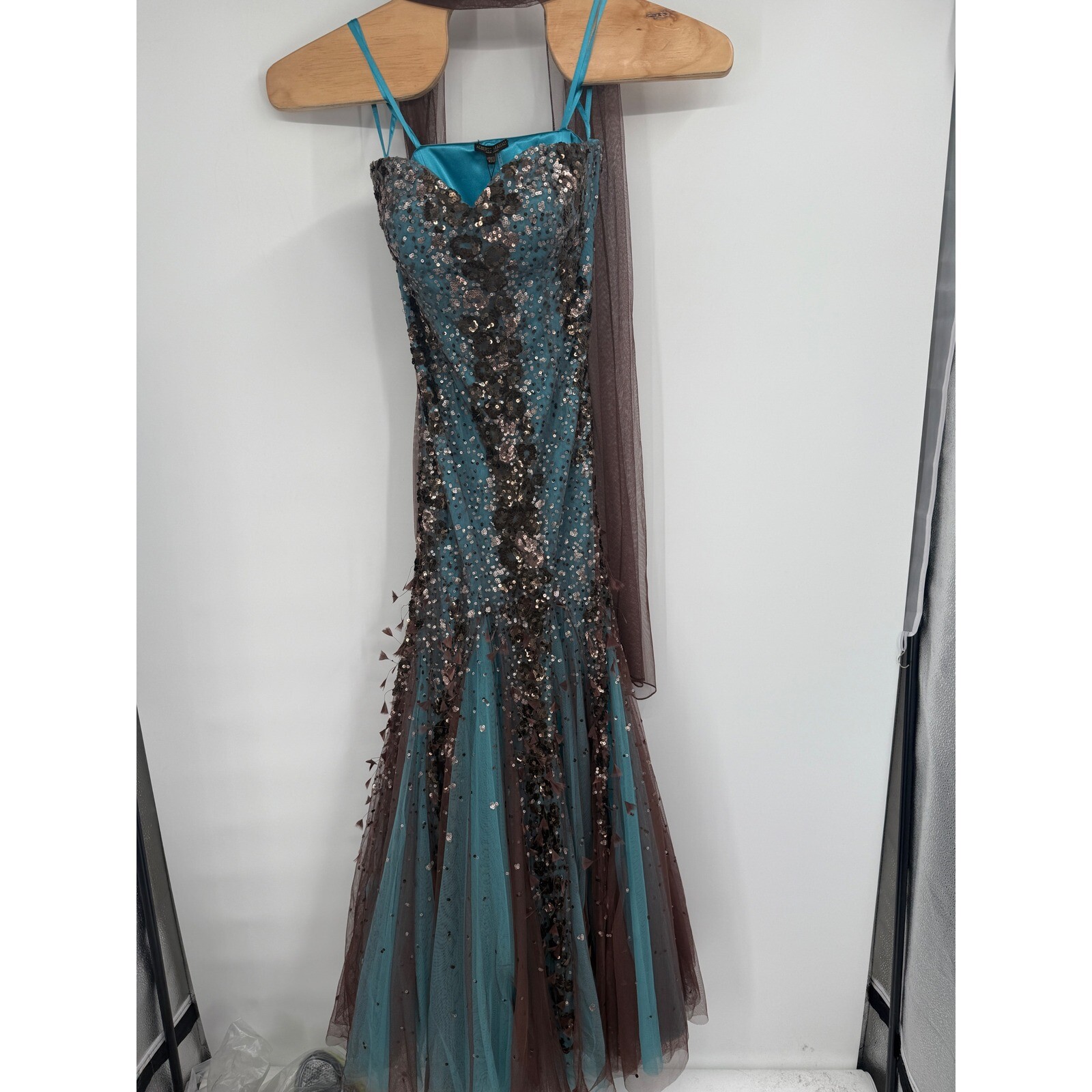 Alberto Makali gown Sweetheart Neck Strapless mermaid Dress NWT Sz 8