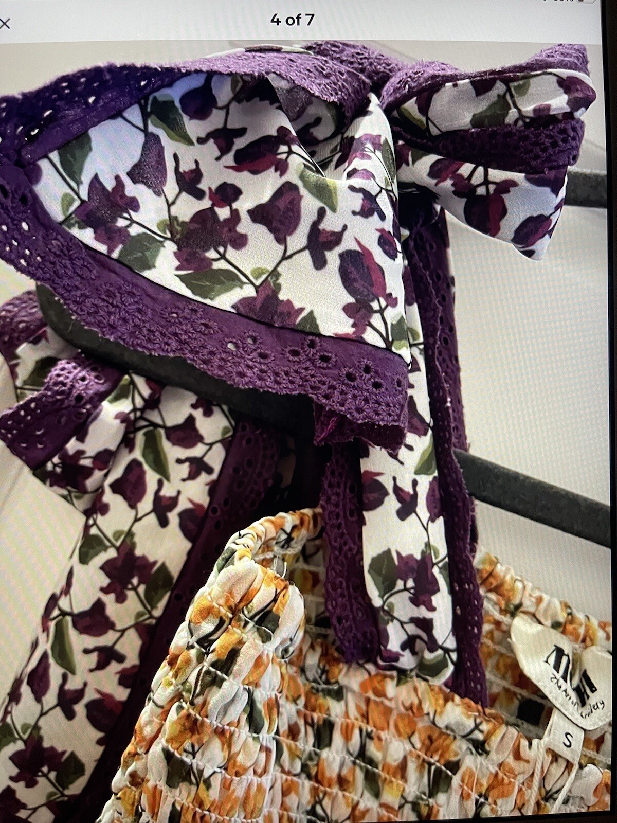 All Things Mochi S Tie Shoulder Dress NWT
