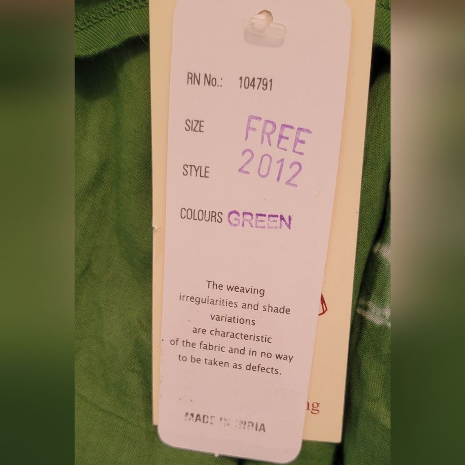 NWT Sakkas Windsong Tie Dye Green/White Two Way Dress Size Free/OS/0-16