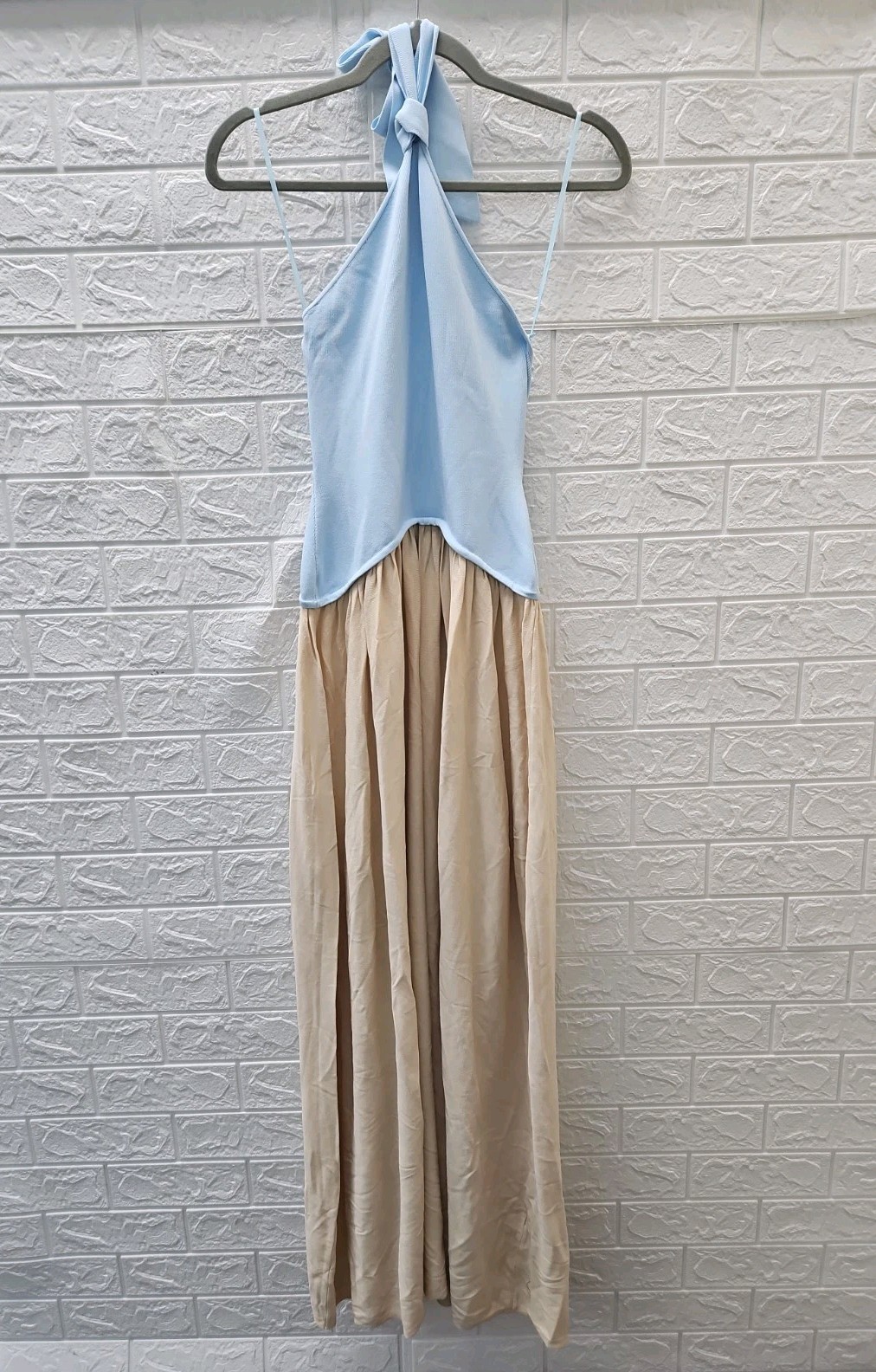 New Solid & Striped The Jordan Dress Seabreeze Dune Size M