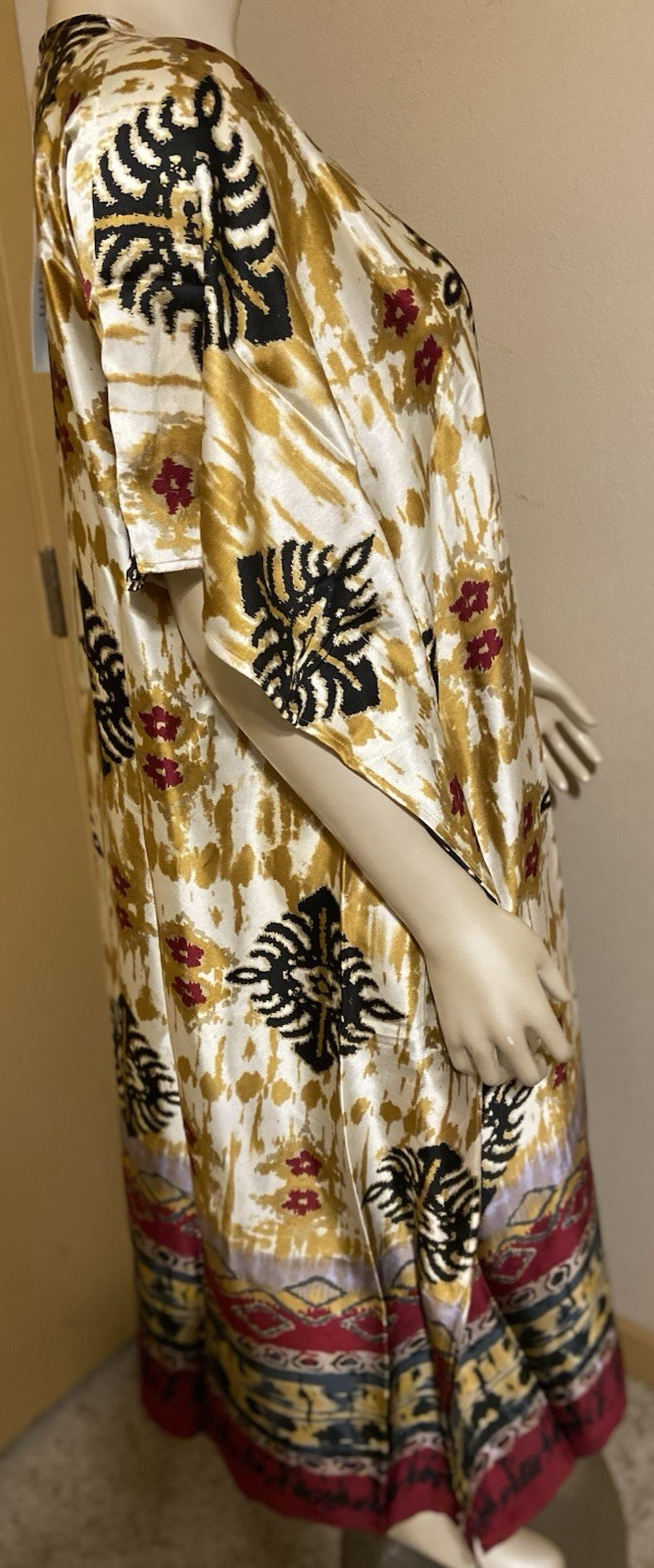 Long Caftan Muted Multicolors from Ashro One Size Fits Most new