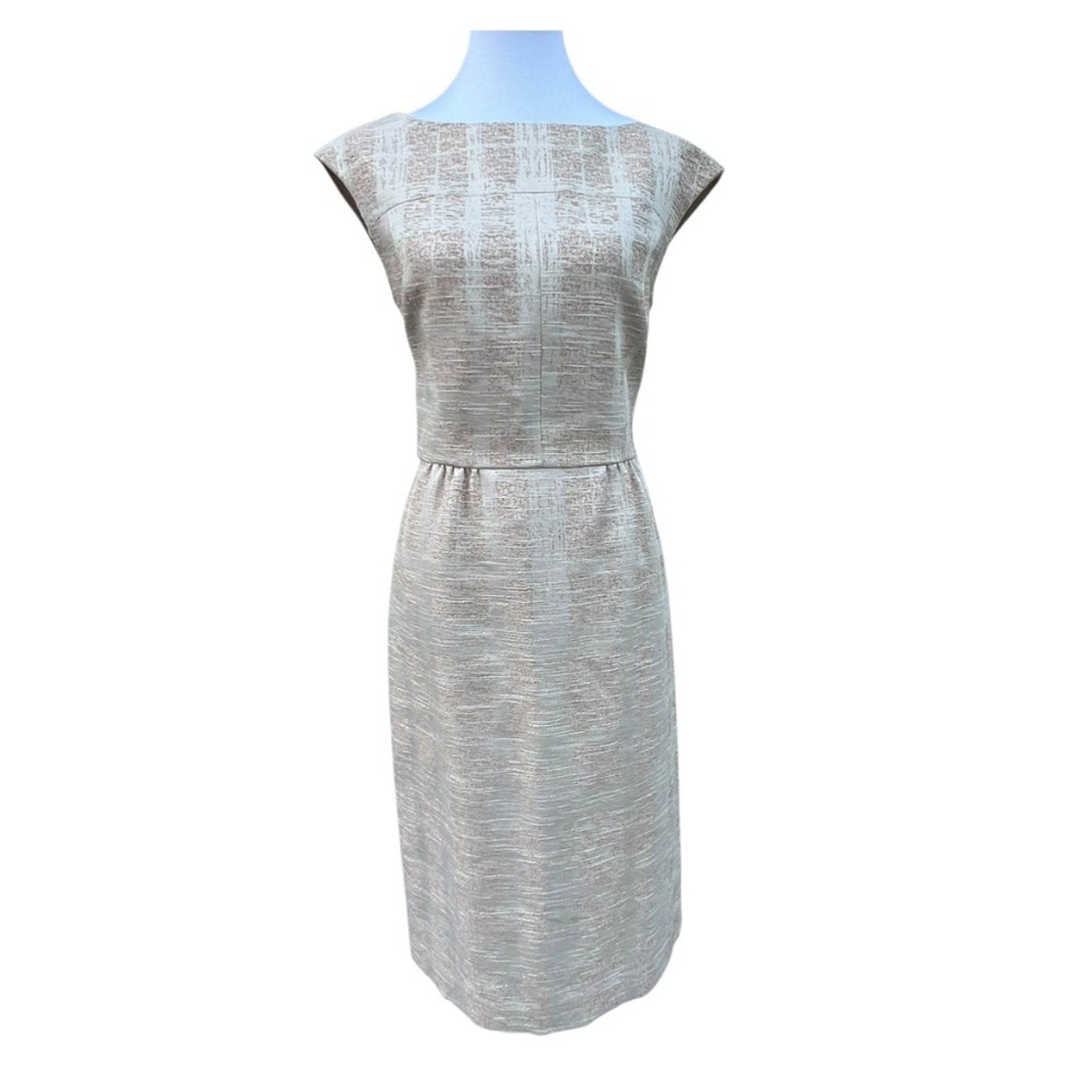 Tory Burch 10 Dress Minimalist Medium Retro Large Classic 60s Jacquard $428