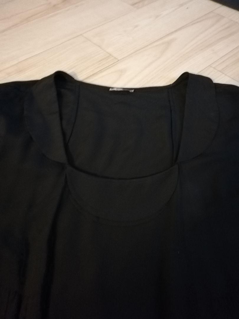 miumiu silk dress size 40 length 38 inches black