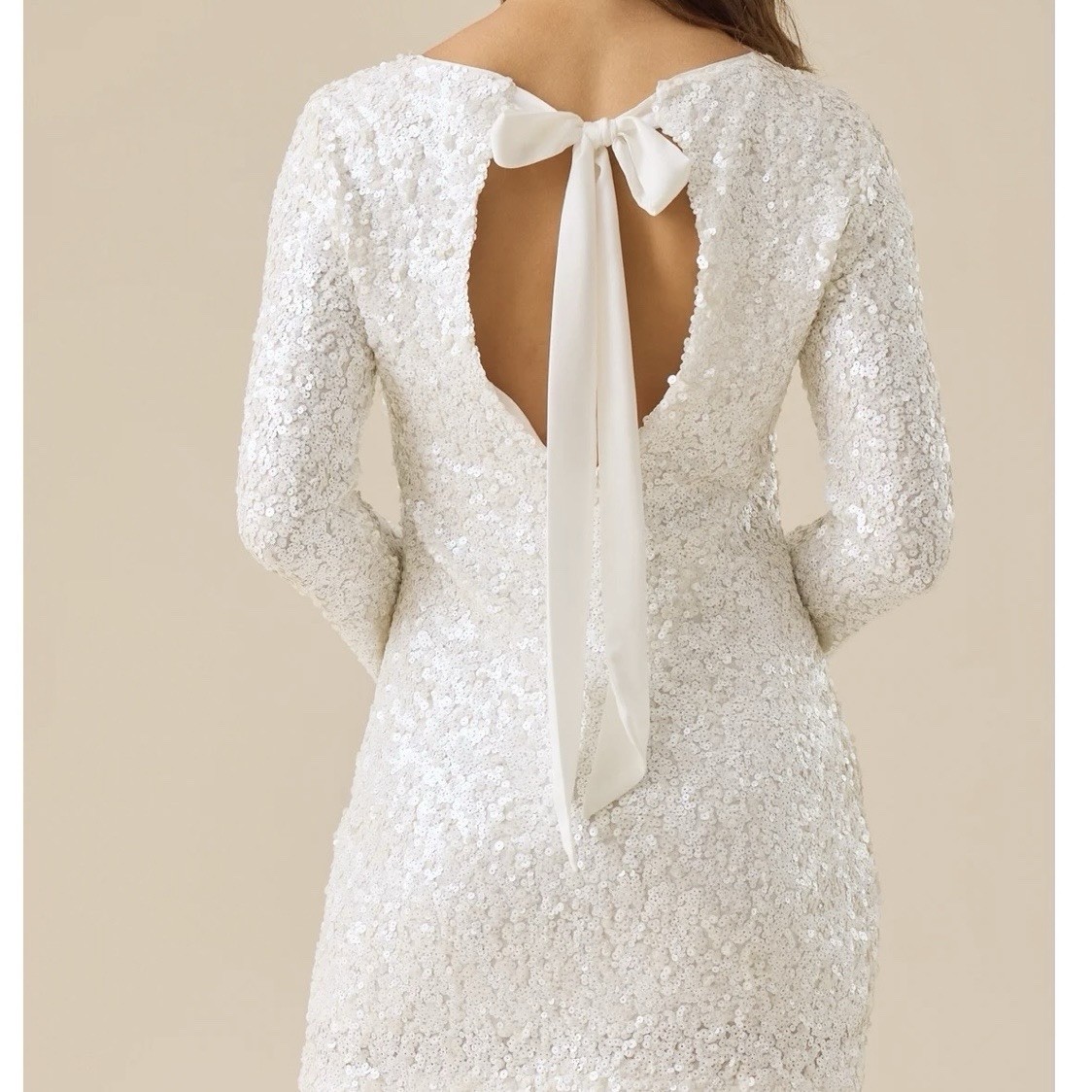 NEW Altar’d State White Sequin Mini Dress Size XL NWT