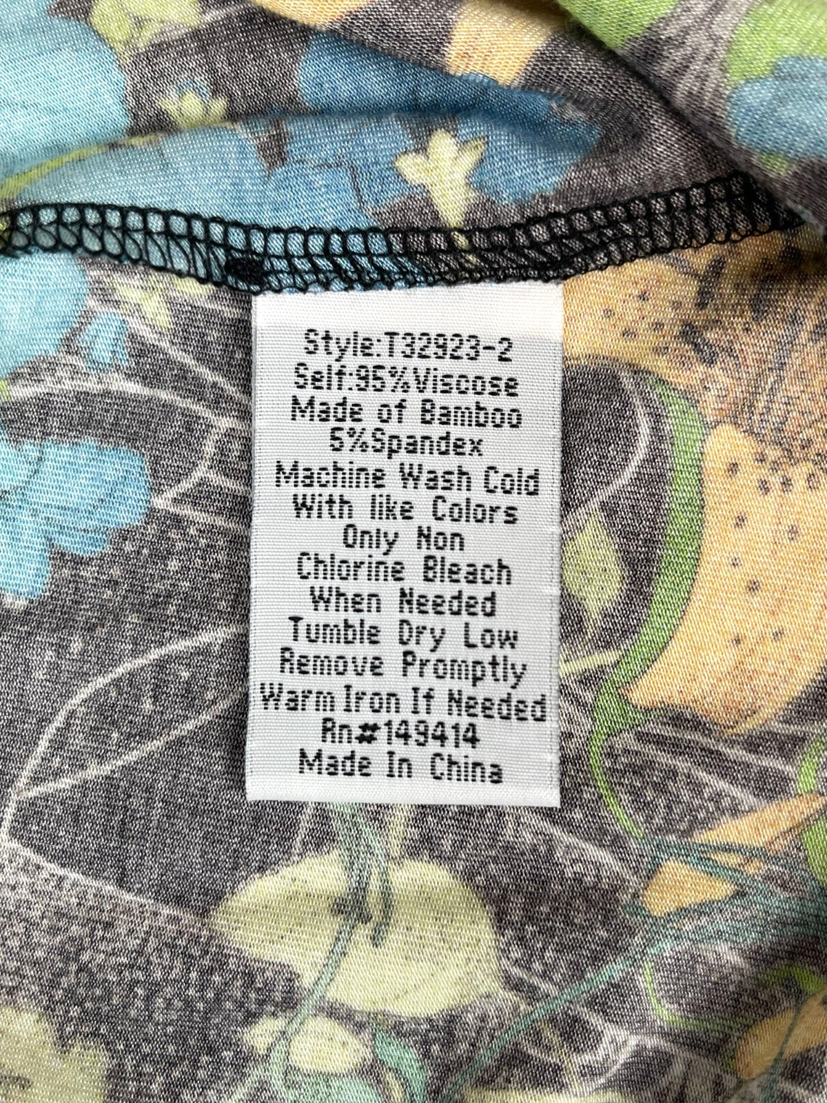 Johnny Was Nero Sequence Tiered Midi Dress Tea Length Floral Boho Sz S