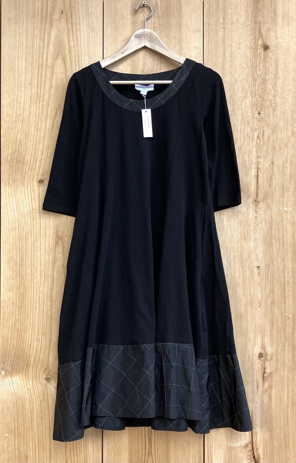 Luukaa NWT New Black Green Dress Sz 8