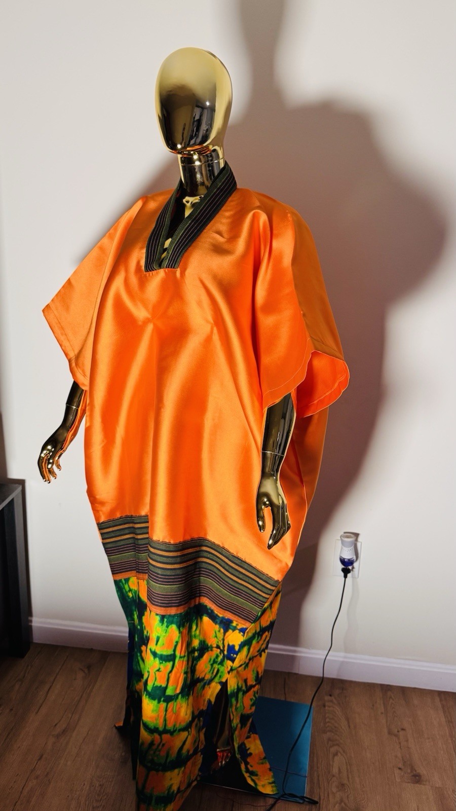 African Print Ankara Bubu Dress With Asoebi