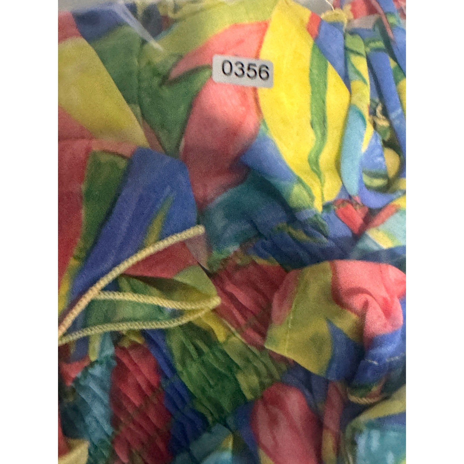 Kylie Paige Womens Tropical Leaf Print Smocked Waist Ruffle Mini Dress Colorful