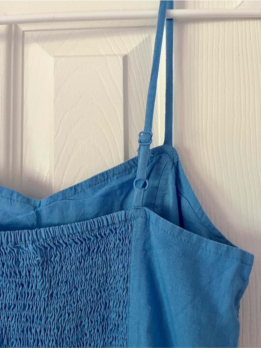 aerie Bright Blue Tie-Strap Sundress