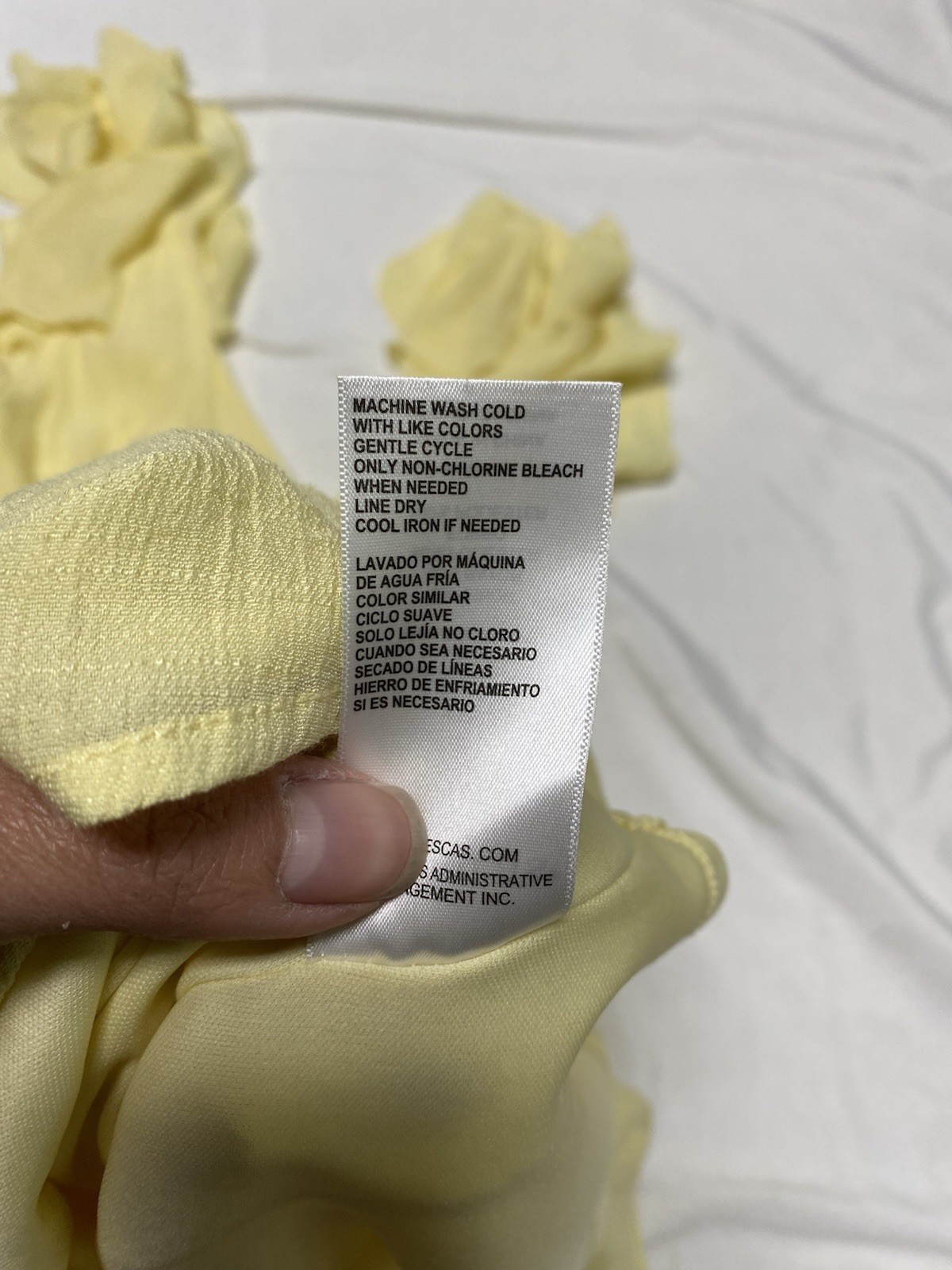 Mi Ami For Francesca’s Yellow Ruffle Sleeveless Mini Dress Size Large (k)