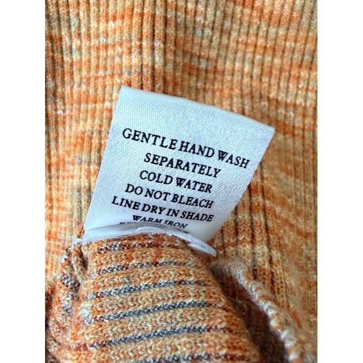Peppermayo Sleeveless Knit Mini Dress in Marled Orange Boho Summer | Size 4