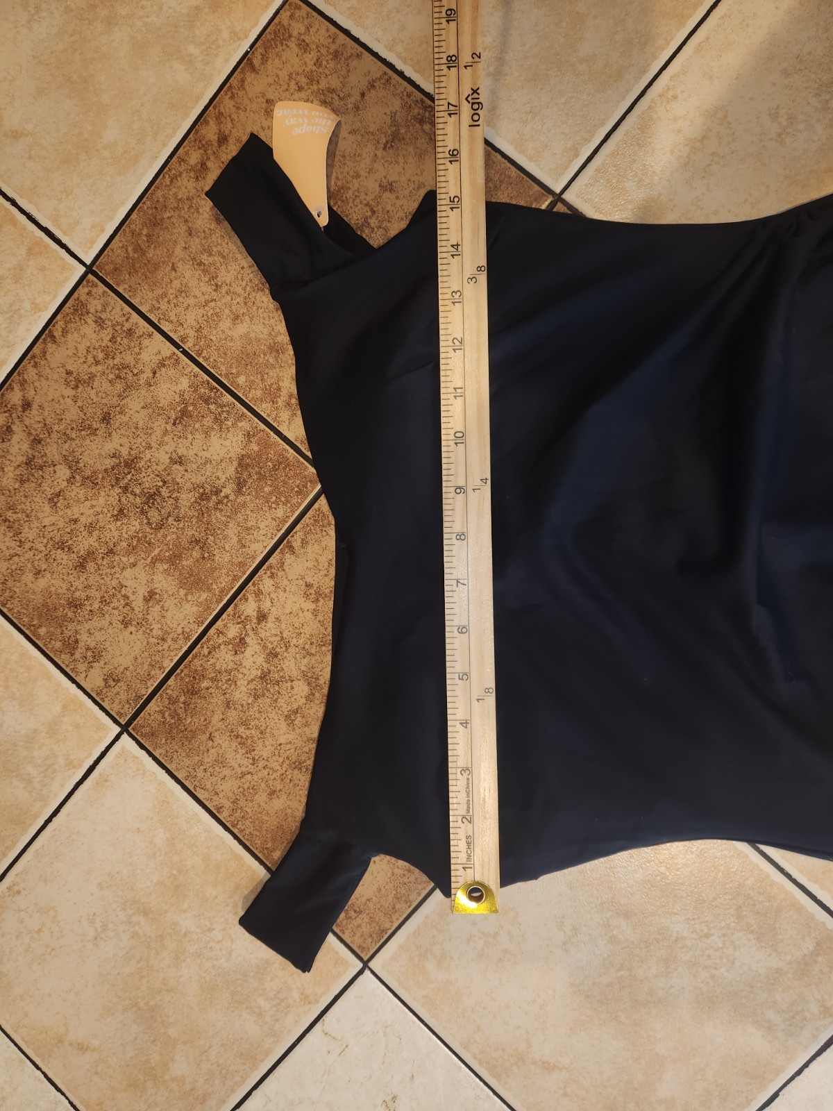 Shapewear Off-the-Shoulder Side Slit Slimming Black Maxi Dress Medium NWT