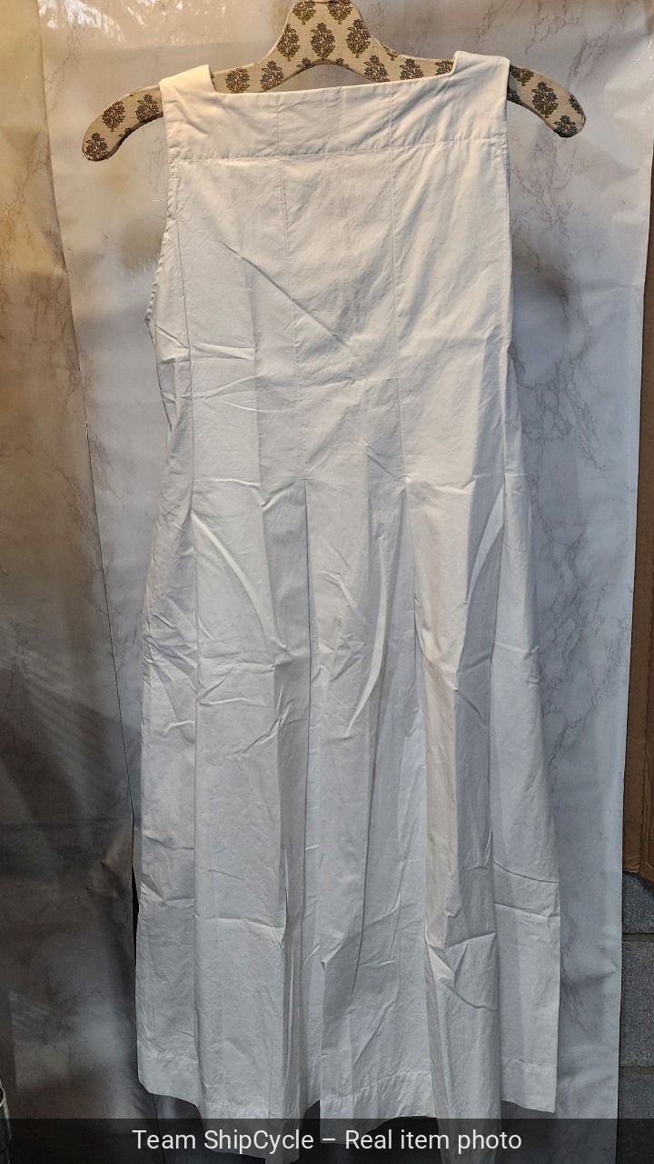 Daniela Gregis Sleeveless Dress Cotton White One Size G2U