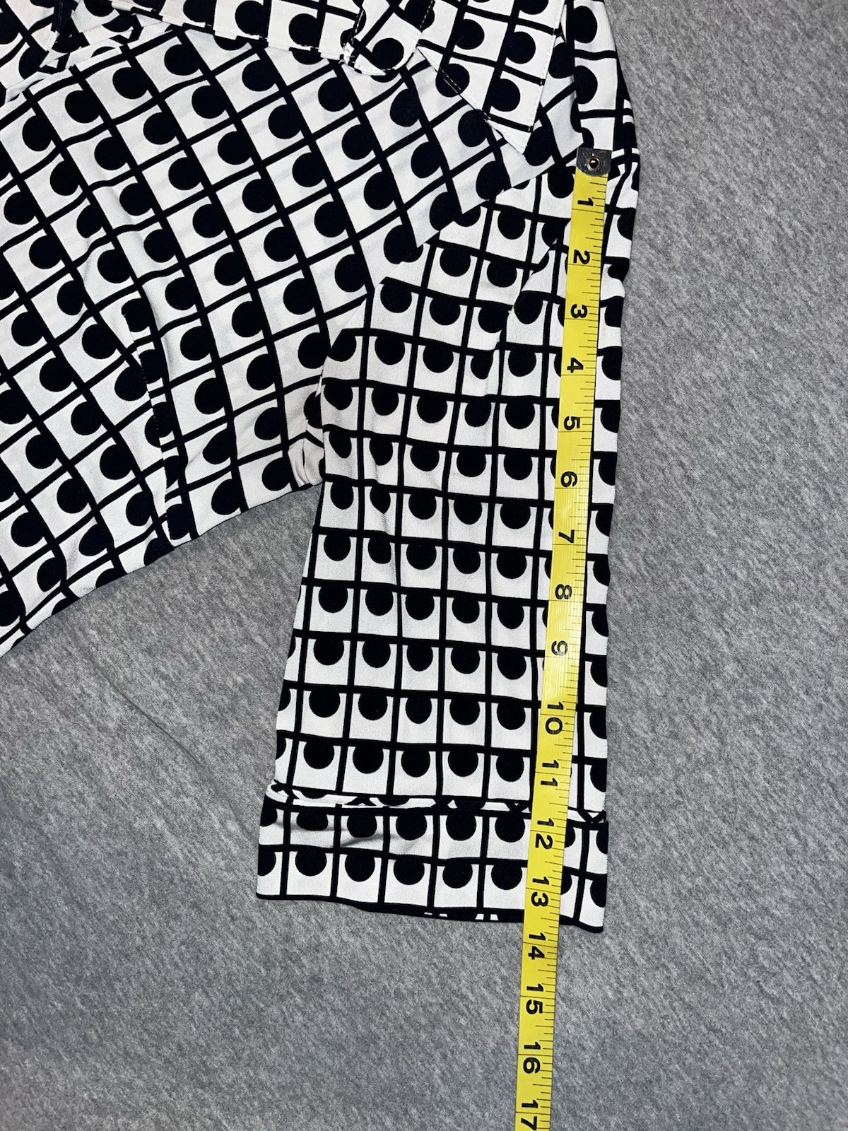Laundry by Design Women’s Geometric Dots black white & red women’s dress Sz 10