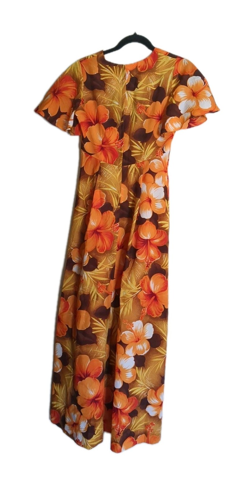 Vintage 1970s Royal Hawaiian Dress Size 8 Medium Aloha Tiki