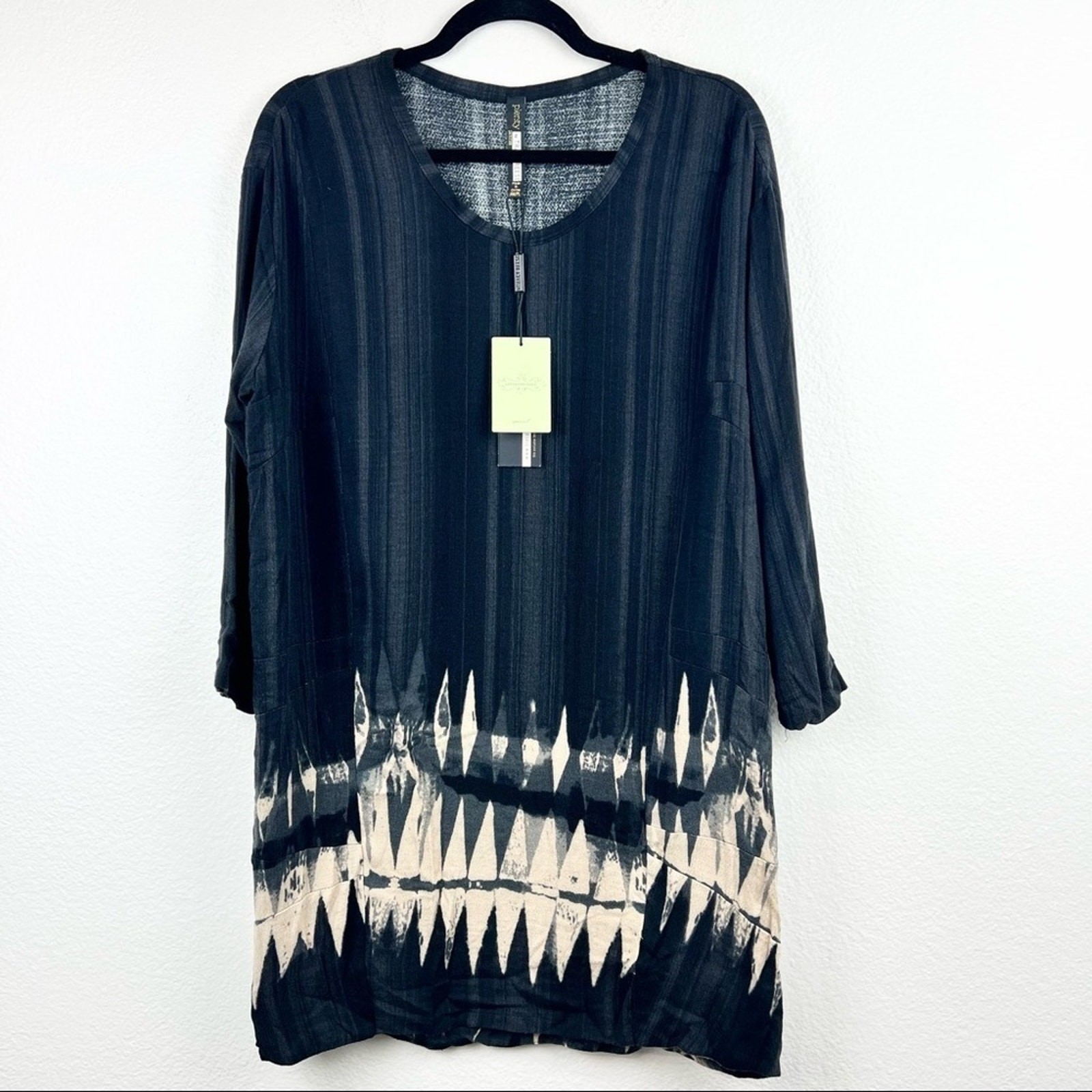 PLENTY BY TRACY REESE Seva Crepe Dress Black Petite M/L, NWT