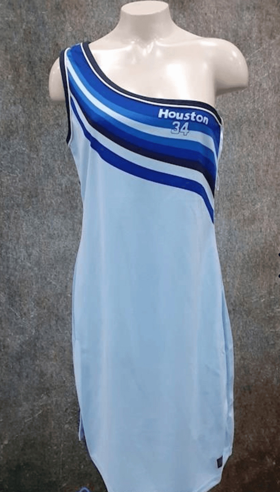 Soho Babe Hardball Classic Sports One Shoulder Dress Size Large