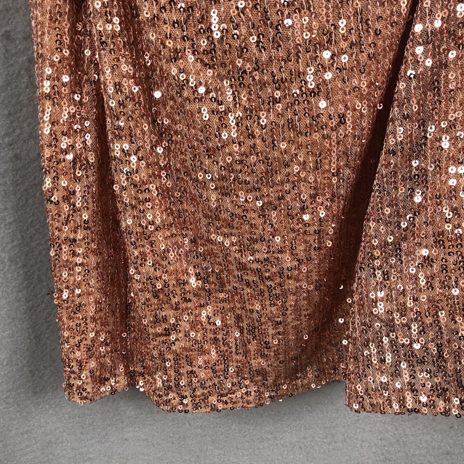 Hello Molly Mini Dress Womens 4 Pink Blush Sparkle Queen Sequin All Over NEW