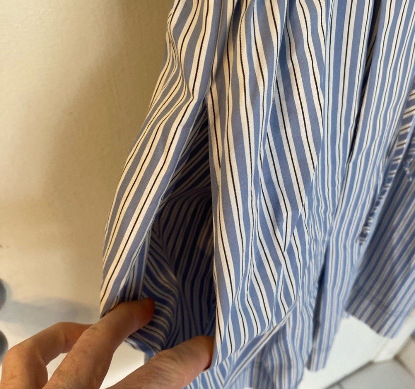 NWOT Veronica Beard Susan Striped Mini Dress In Blue Multi Size 2