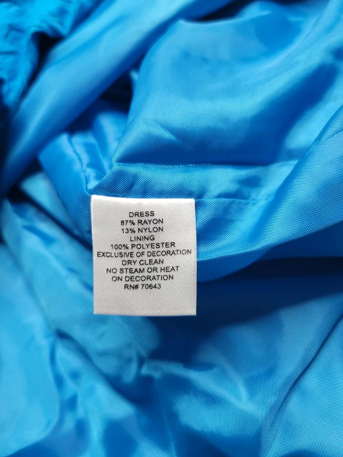 J Howard Missy Blue Dress Size 14 NWT