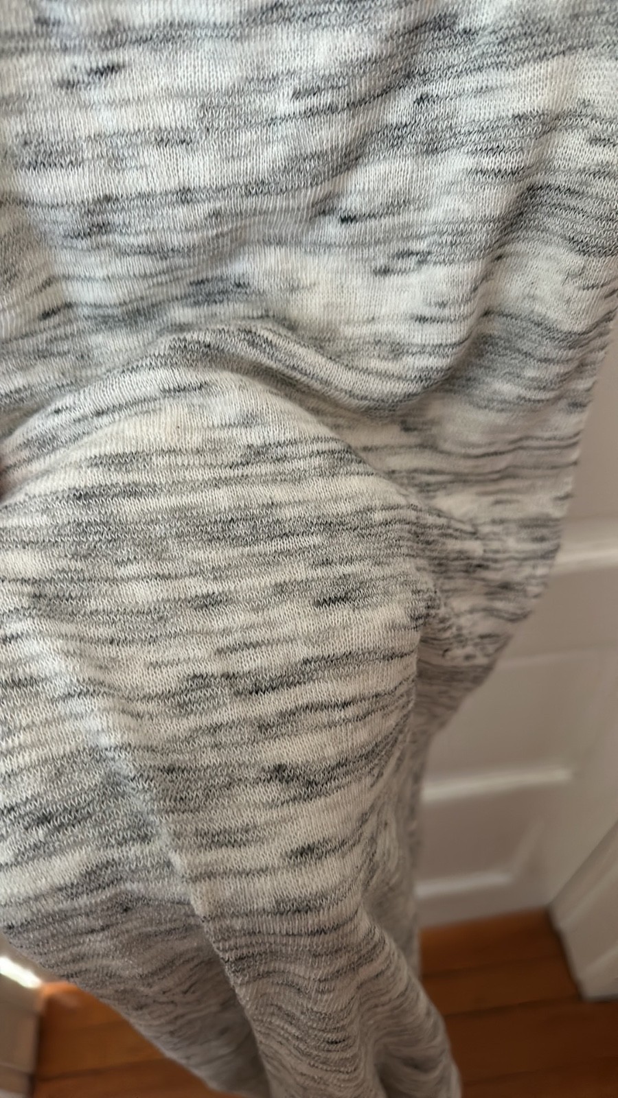 Sleeveless Asymmetrical Slit Hemline Grey Bodycon Dress Thin Straps Criss Cross