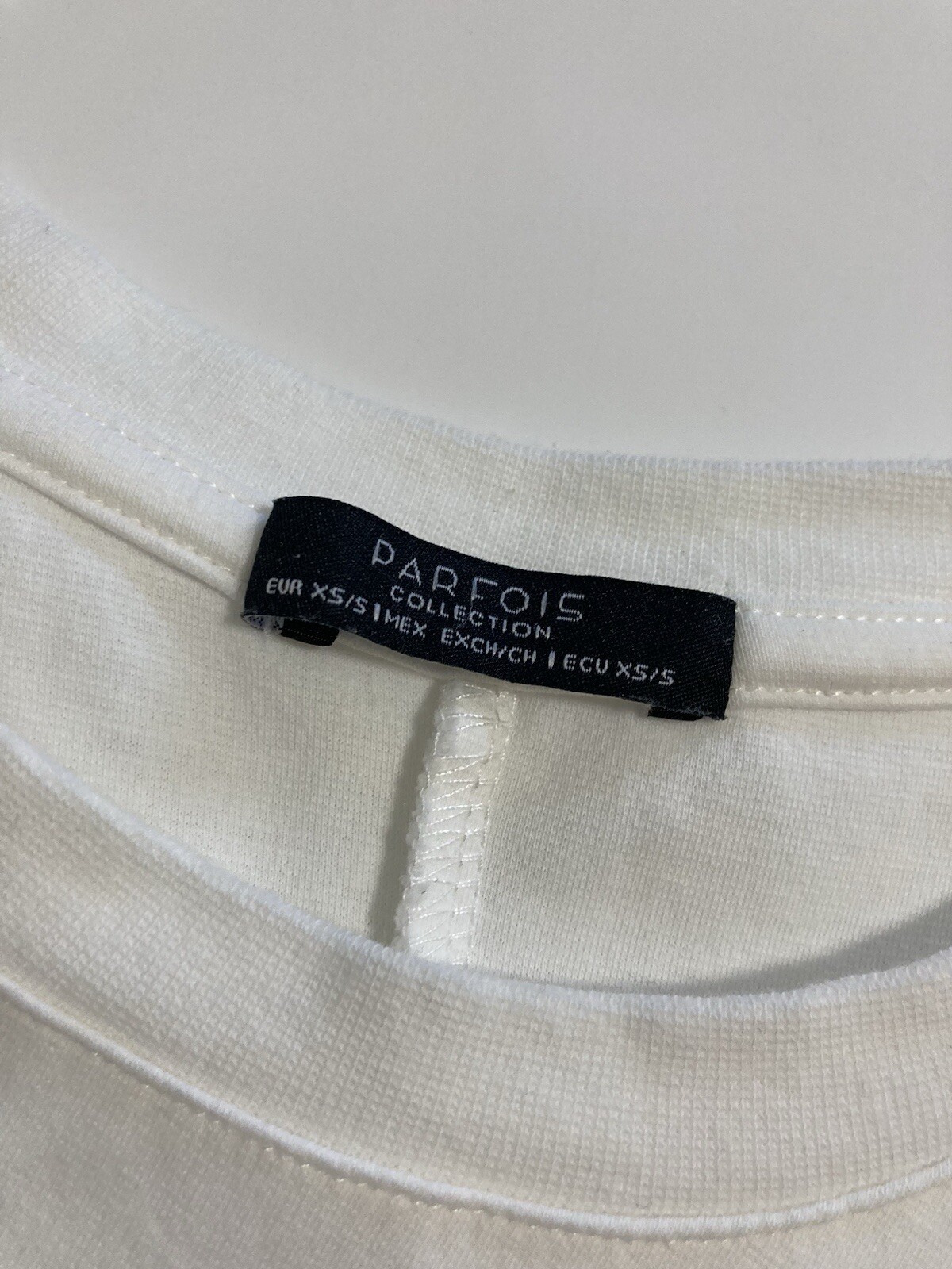 Parfois Womens White Midi Dress With Side Knot Tie Short Sleeve Size XS-S
