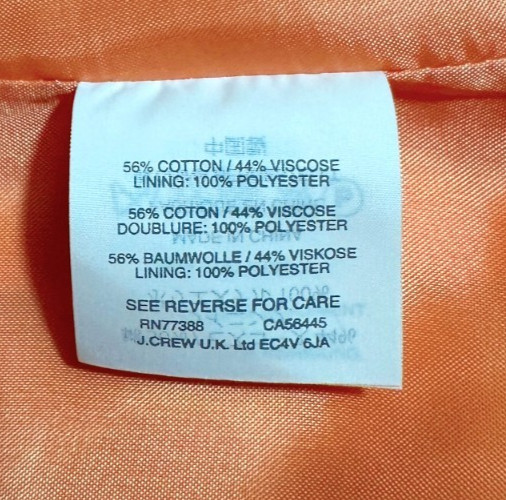 NWT JCREW Faille Sleeveless KAMI Bridesmaid Dress Size 8 Tangerine Fit & Flare