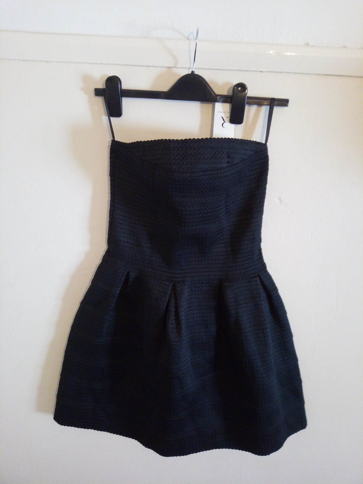 Rare London For Topshop Black Jacquard Fit & Flare Dress Size M NWT RRP £55