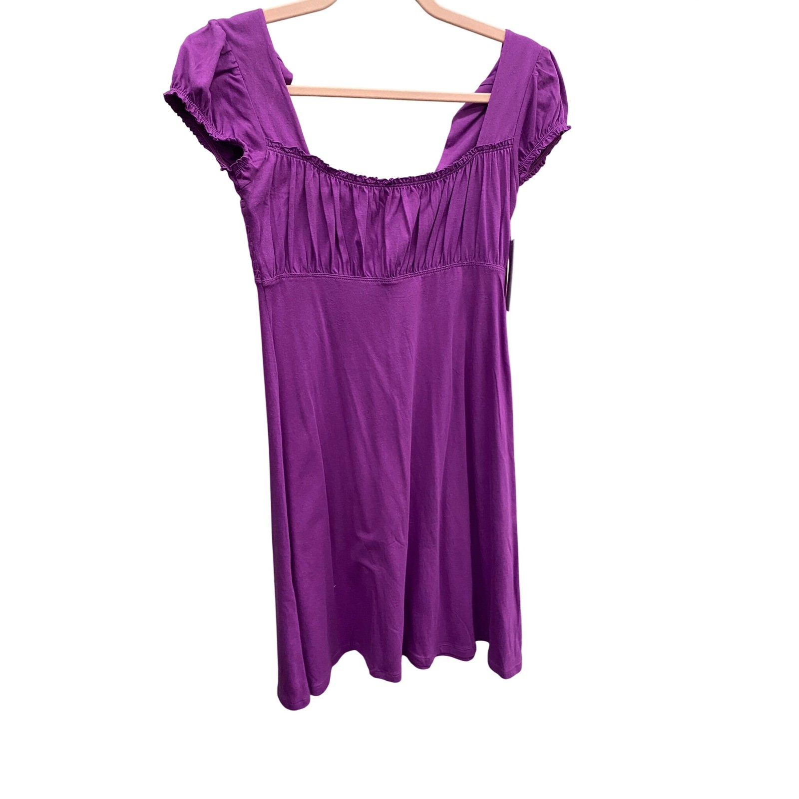 Lei Sundresses Taylor Swift Purple Cotton Mini Dress Juniors Medium cotton y2k