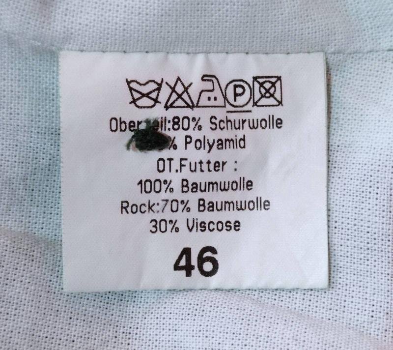 Women dress multicolor wool 52-54