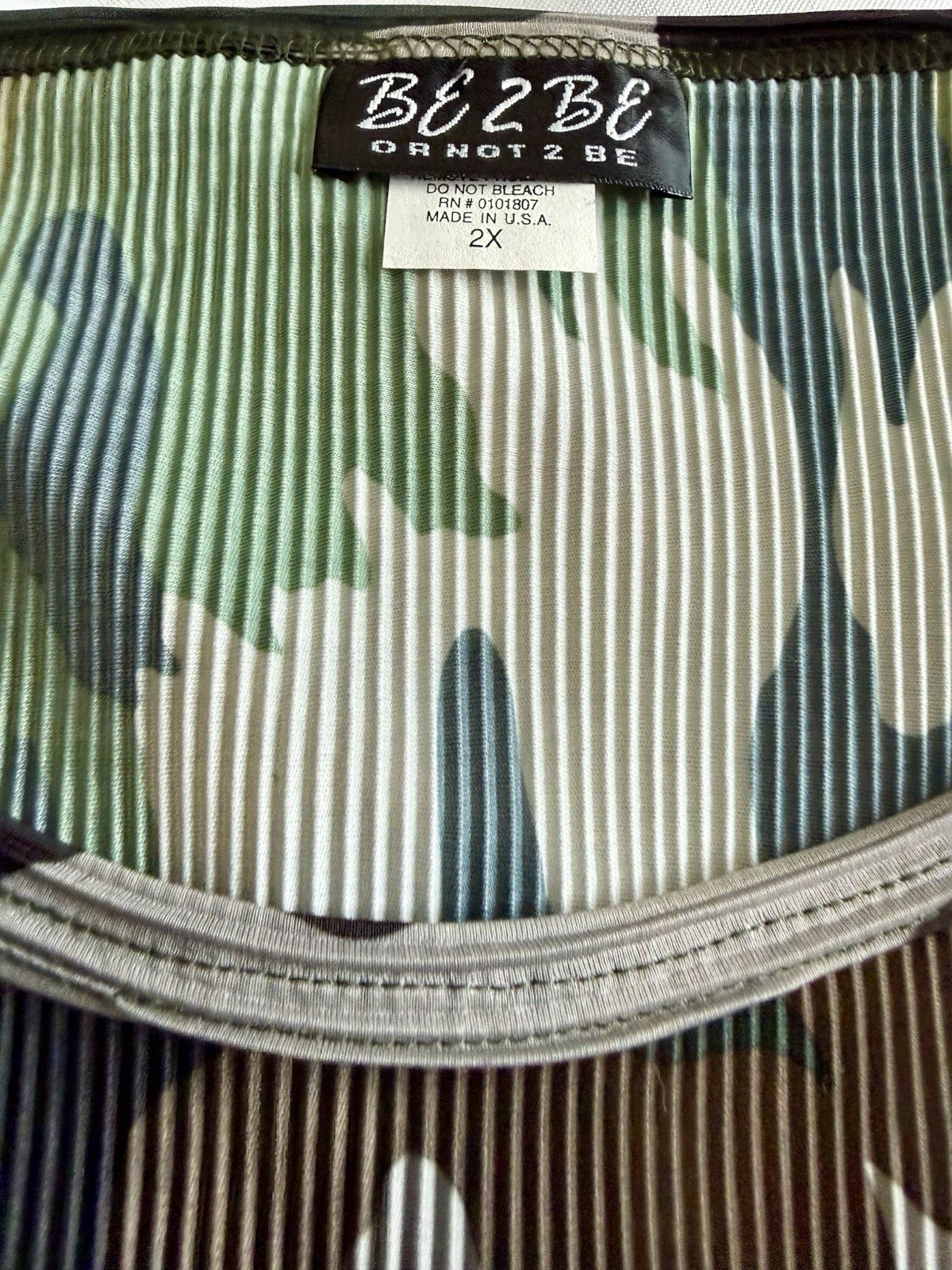New 2XL Military Camouflage Lightweight Minimalist Relaxed Fit Comfy Dress Women