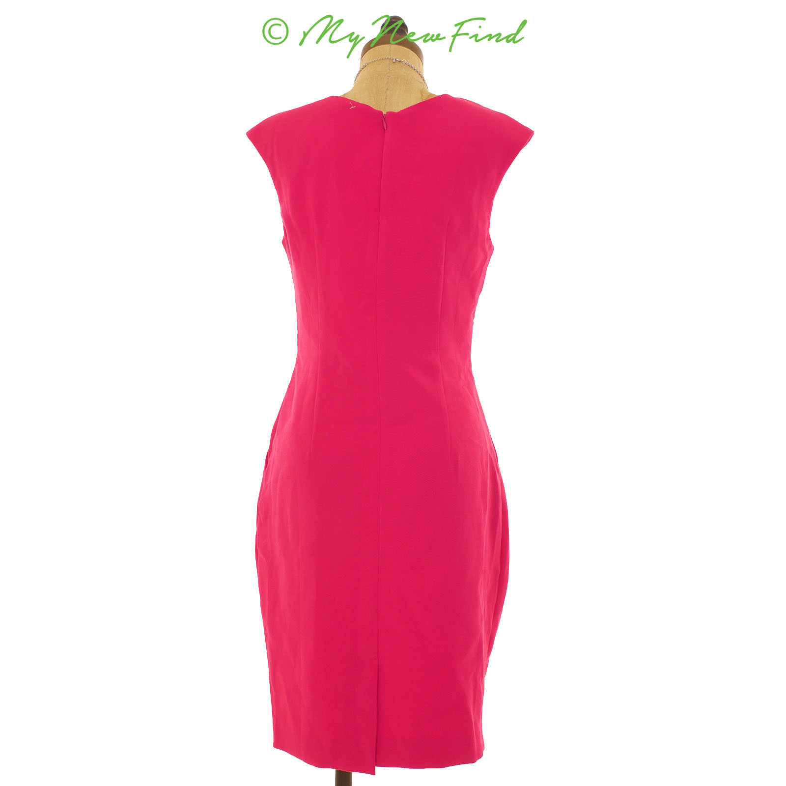 Clove Nordstrom Sheath Mini Dress 4 Cap Sleeve Magenta Pink $118 B62