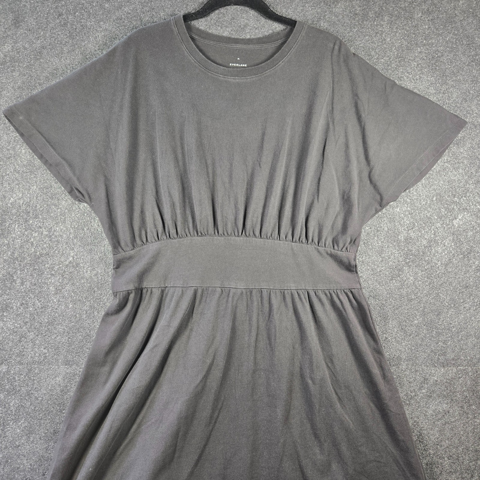 Everlane Femme 100% Organic Cotton Black Dress Casual Lagenlook Layering