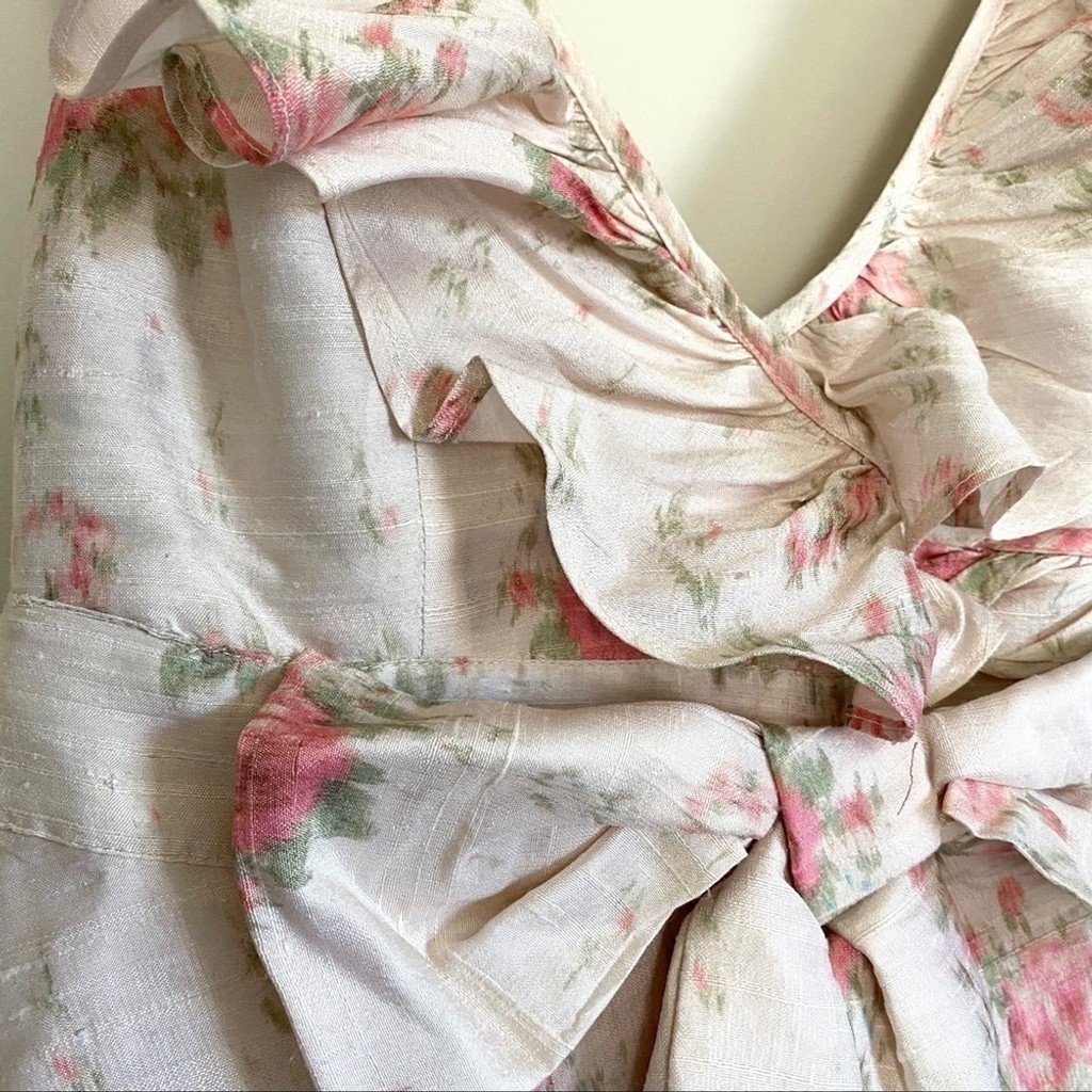 Nwt LOVESHACKFANCY Cosmo Hi Low Floral Dress 2