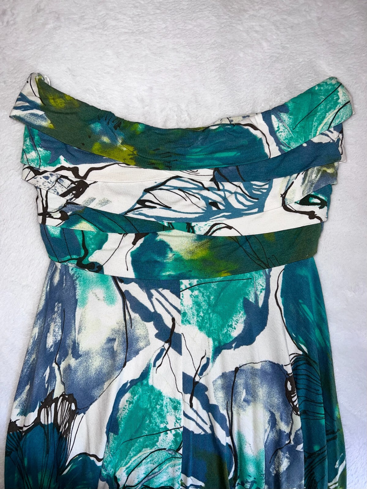Pookie & Sebastian Strapless Dress – Small