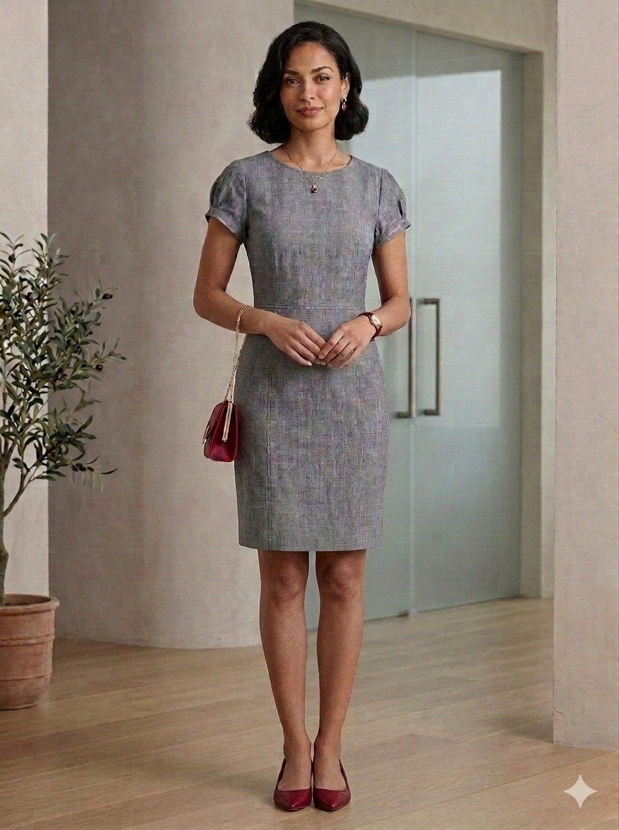 Jones of new york dresss Solid Tailored sheath Dress Size 12