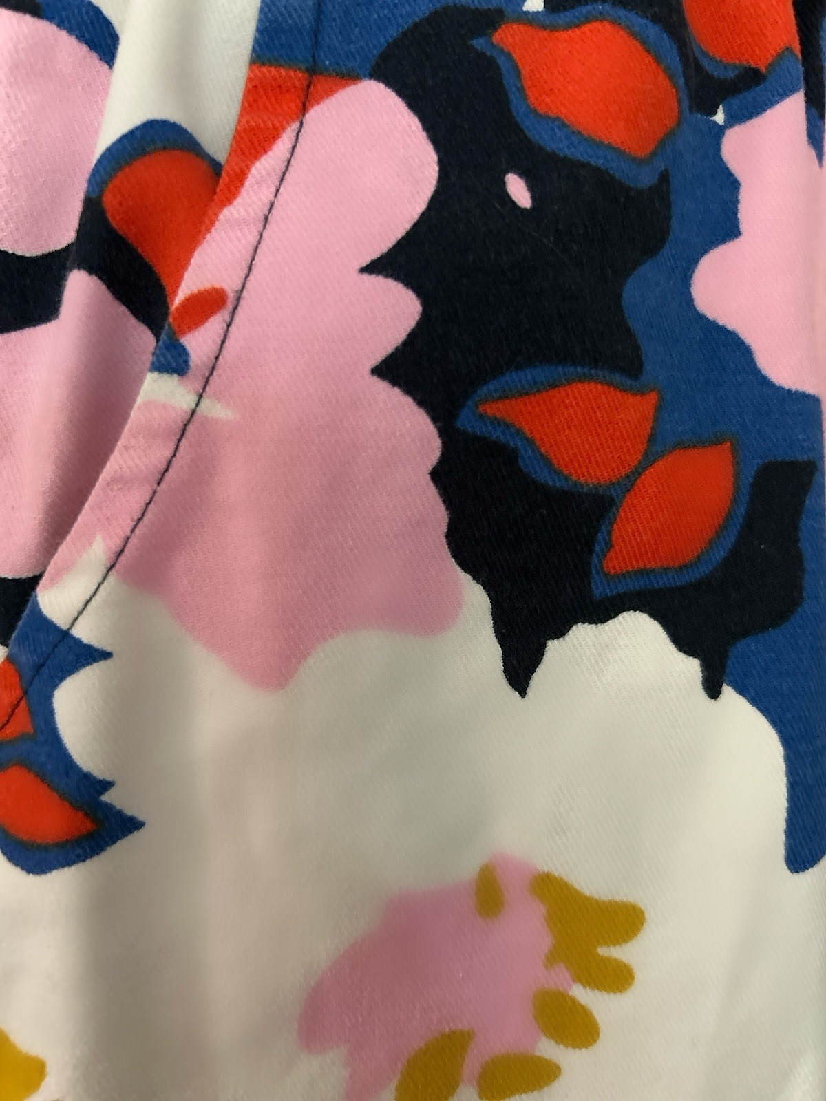 Anthropologie Whit Two Bright Floral Mini Dress, Cut Out Back, Size 0/XS