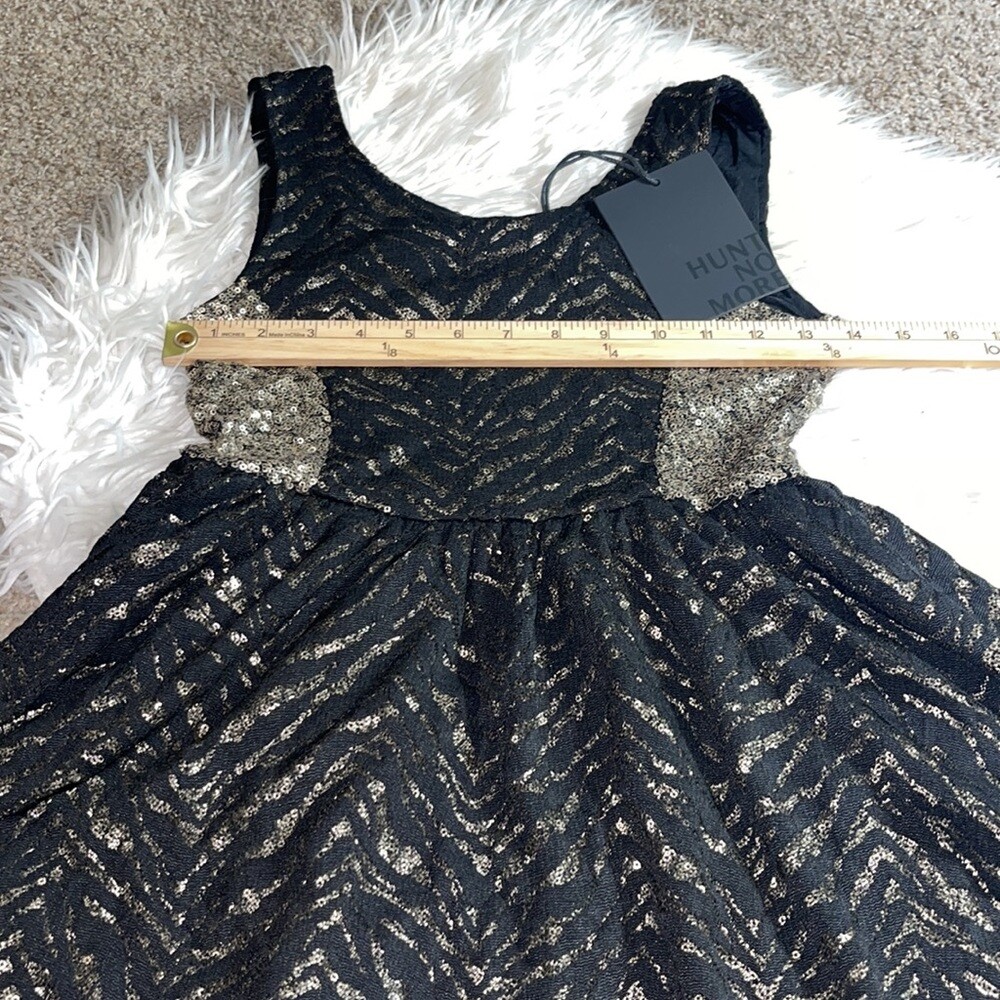 Revolve Hunt no more Dress Womens beaded sequined fit and flare lace mini NWT
