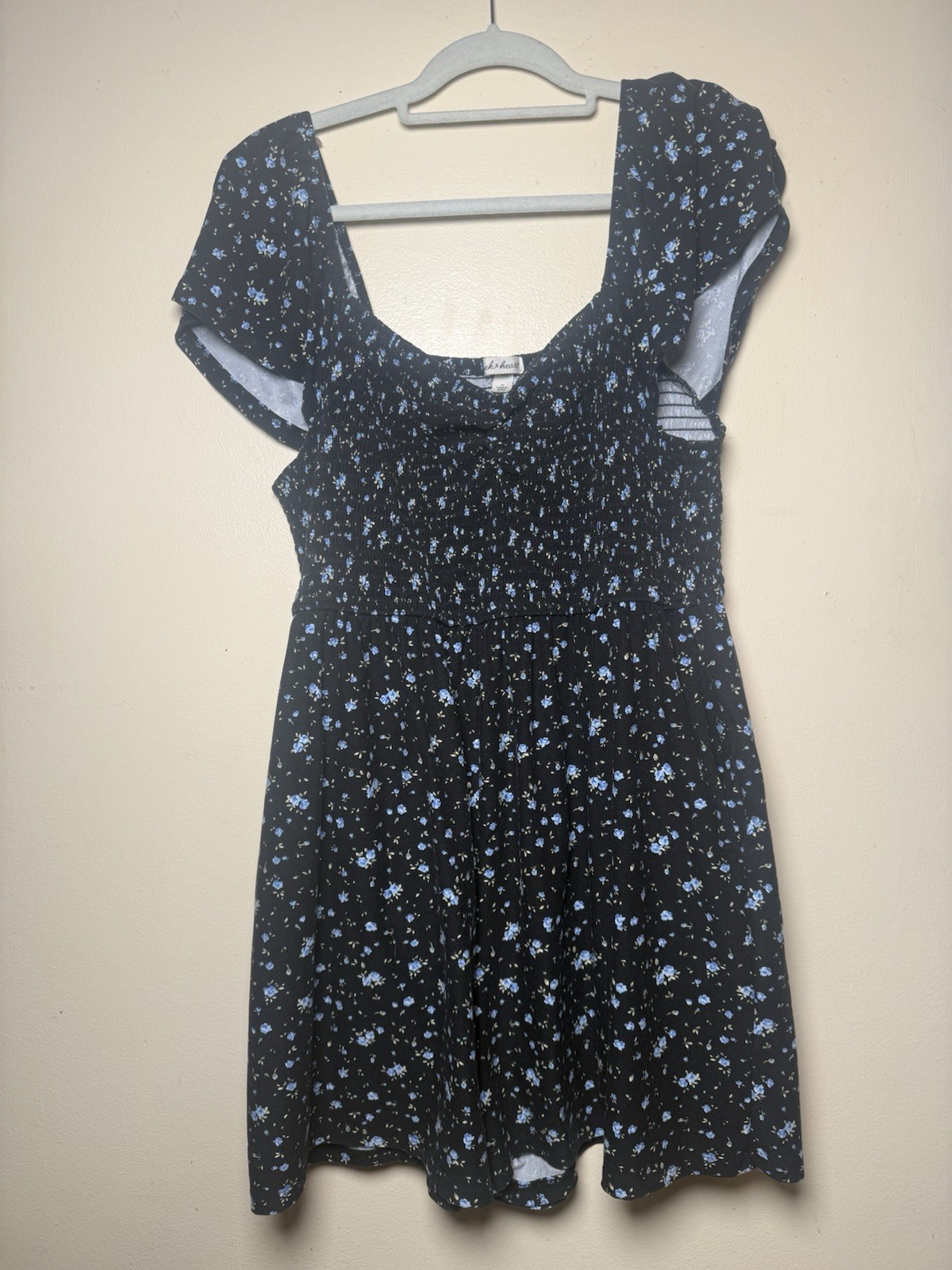 Derek Heart Floral Smocked Romper