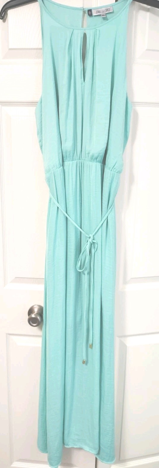 Jennifer Lopez Maxi Dress w/Tie Belt/ Sash Size XL SEE PICS AND DESCRIPTION!