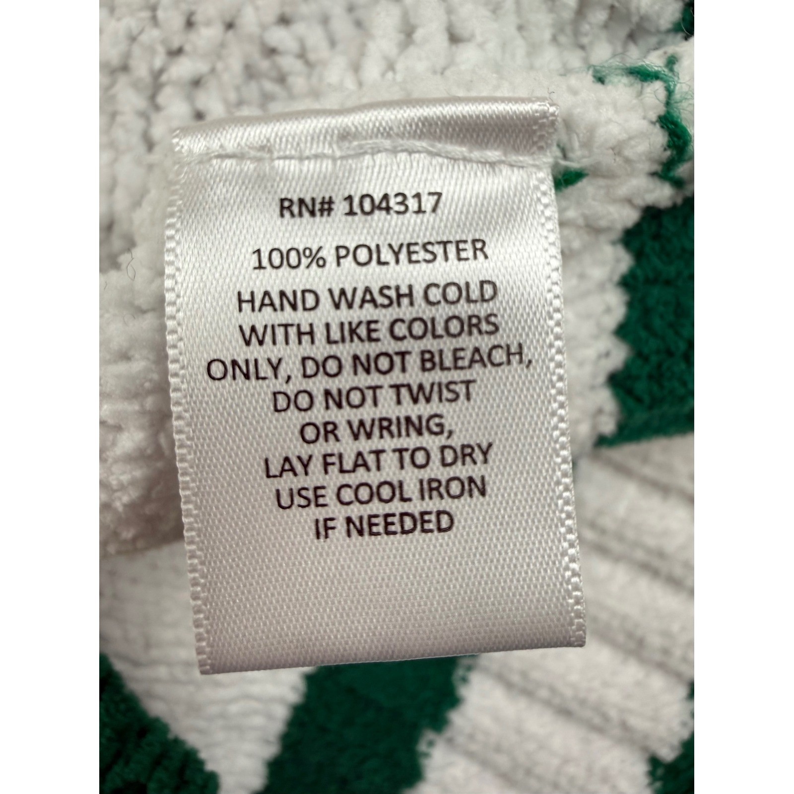 Preppy Varsity Sweater Dress Cable Knit Green Trim Medium Derek Heart